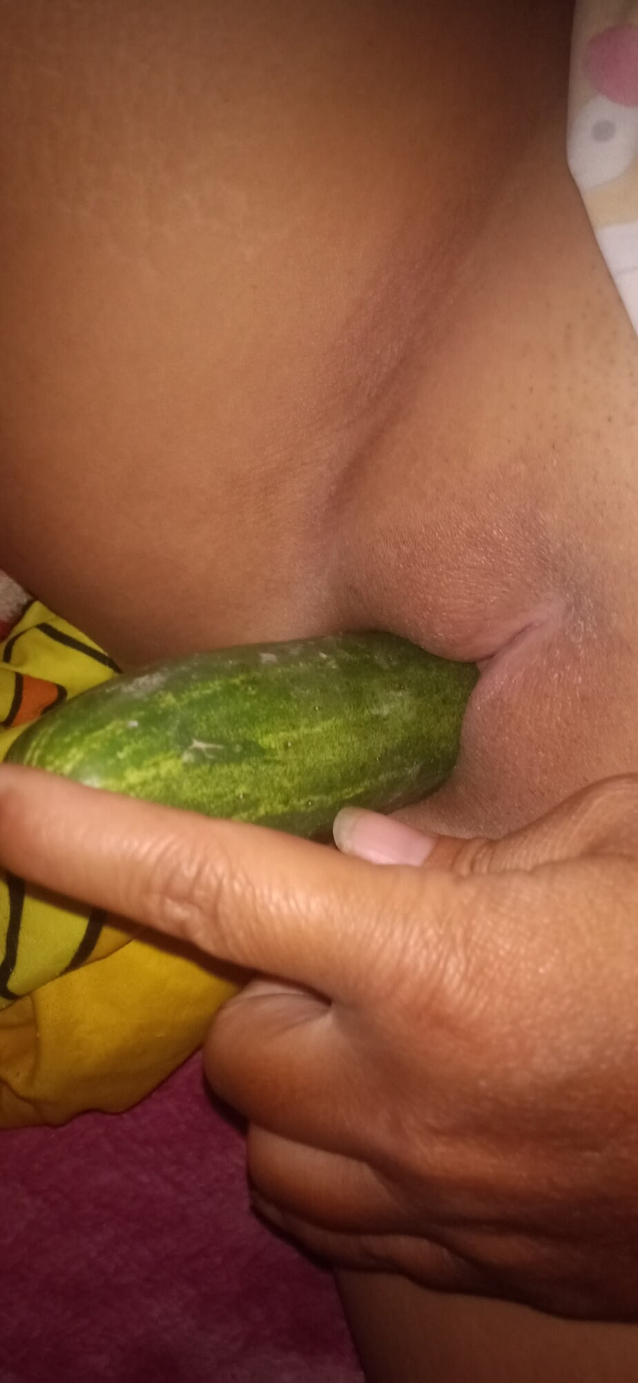 Dig a hole as big as a giant cucumber  #2