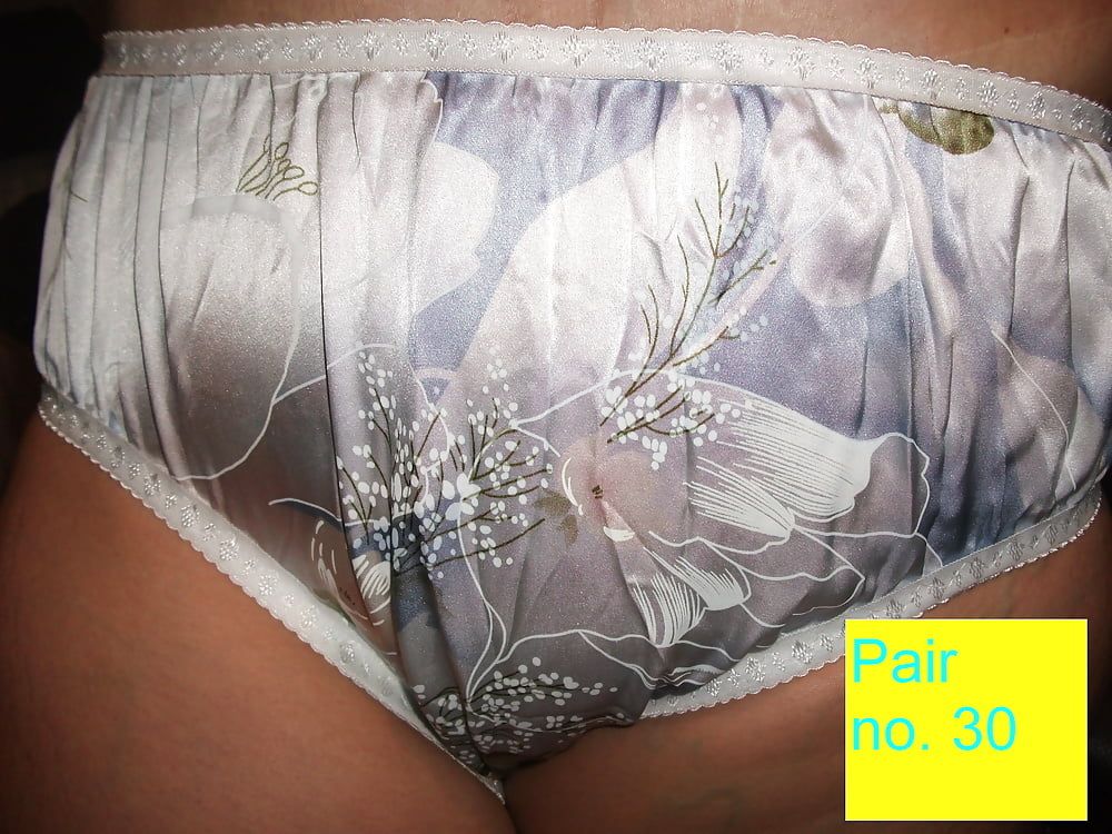 30 silky satin panties #7