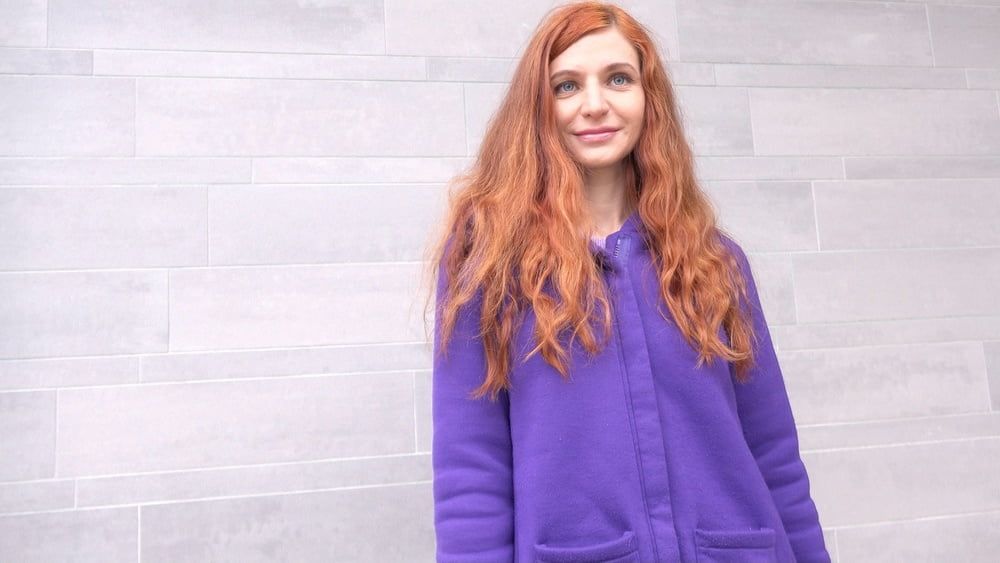 GERMAN SCOUT - Skinny Ukrainian Ginger Teen Lina Joy Pickup  #12