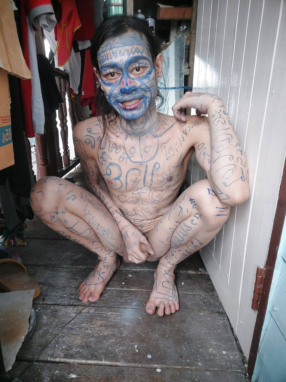 blue clown #13