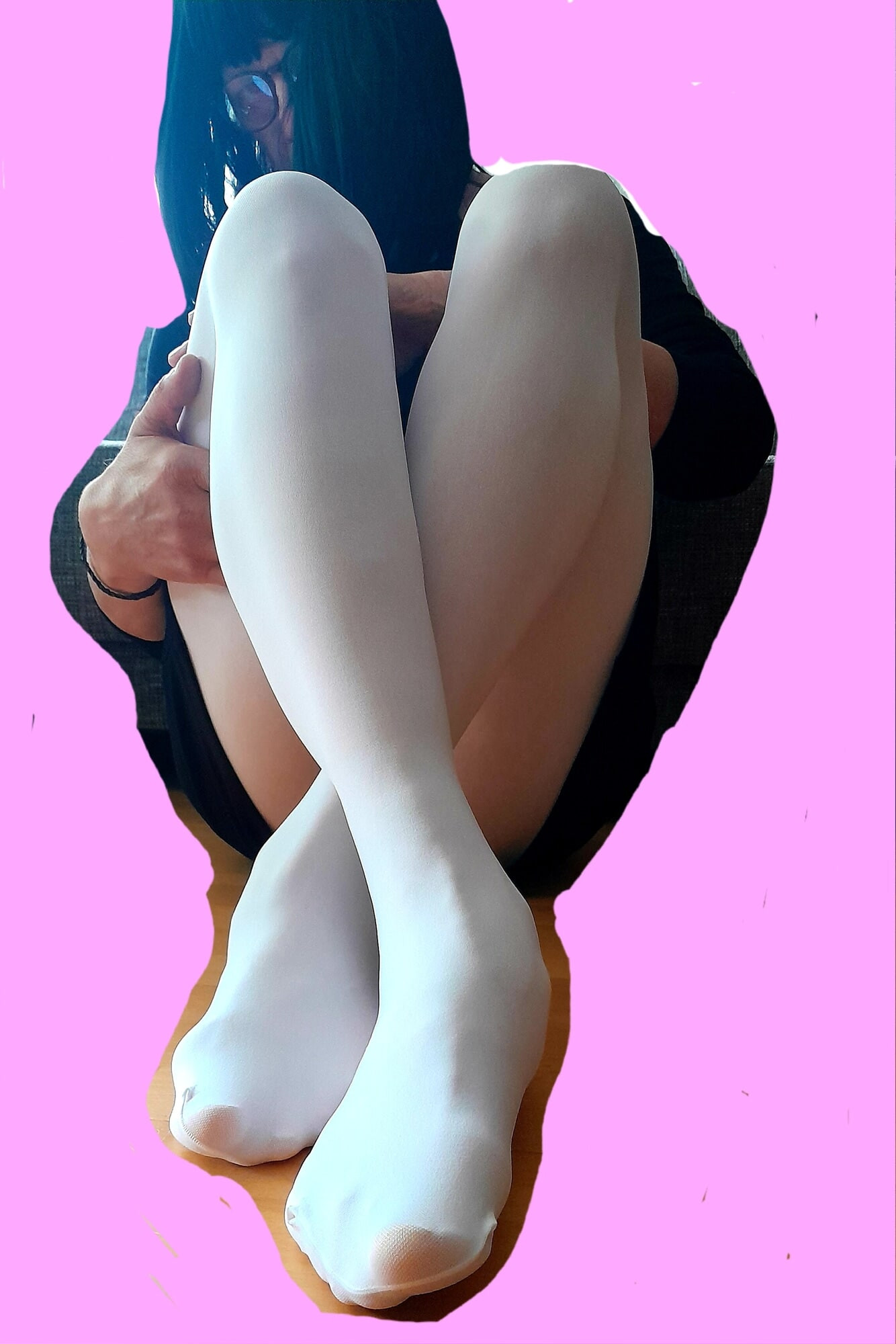 White tights