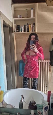 My new outfit eith black over knee heels