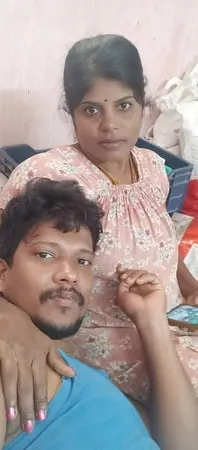 indian wife and husband         