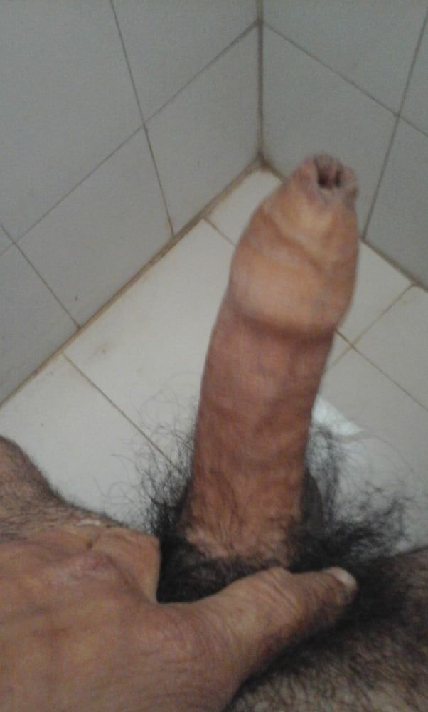 Indian middle age man's pennis  #4