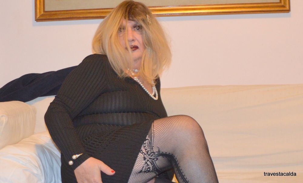 slutty sissy in black stockings part 3 #2