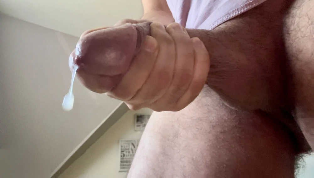 Sperm shower from a huge arab cock #5