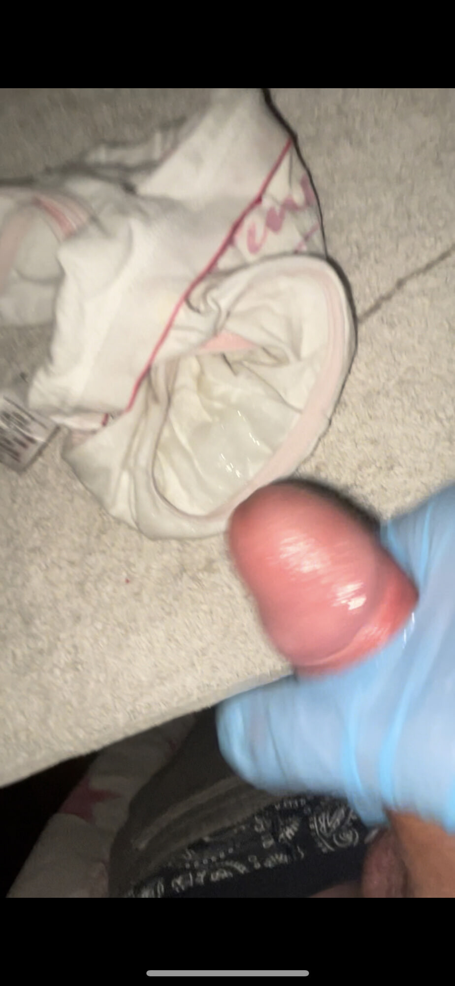 Destroying Ashleigh’s white knickers Pantie wanking  #12