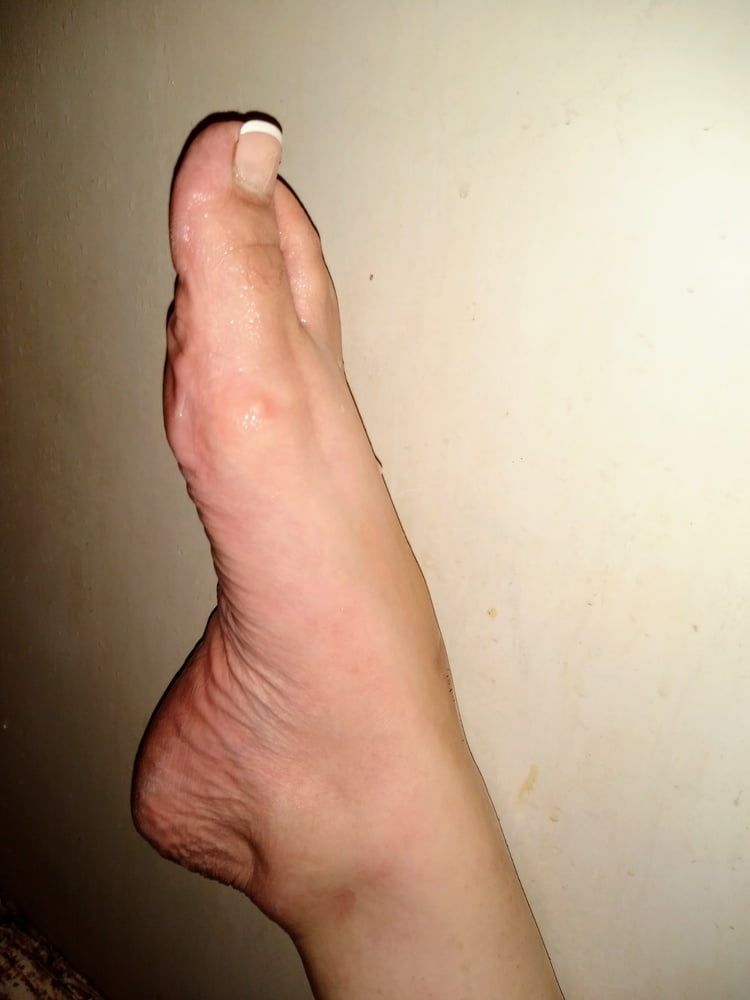 Wanna cum on my cute feet? #8