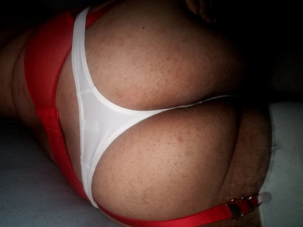Red & white lingerie #10