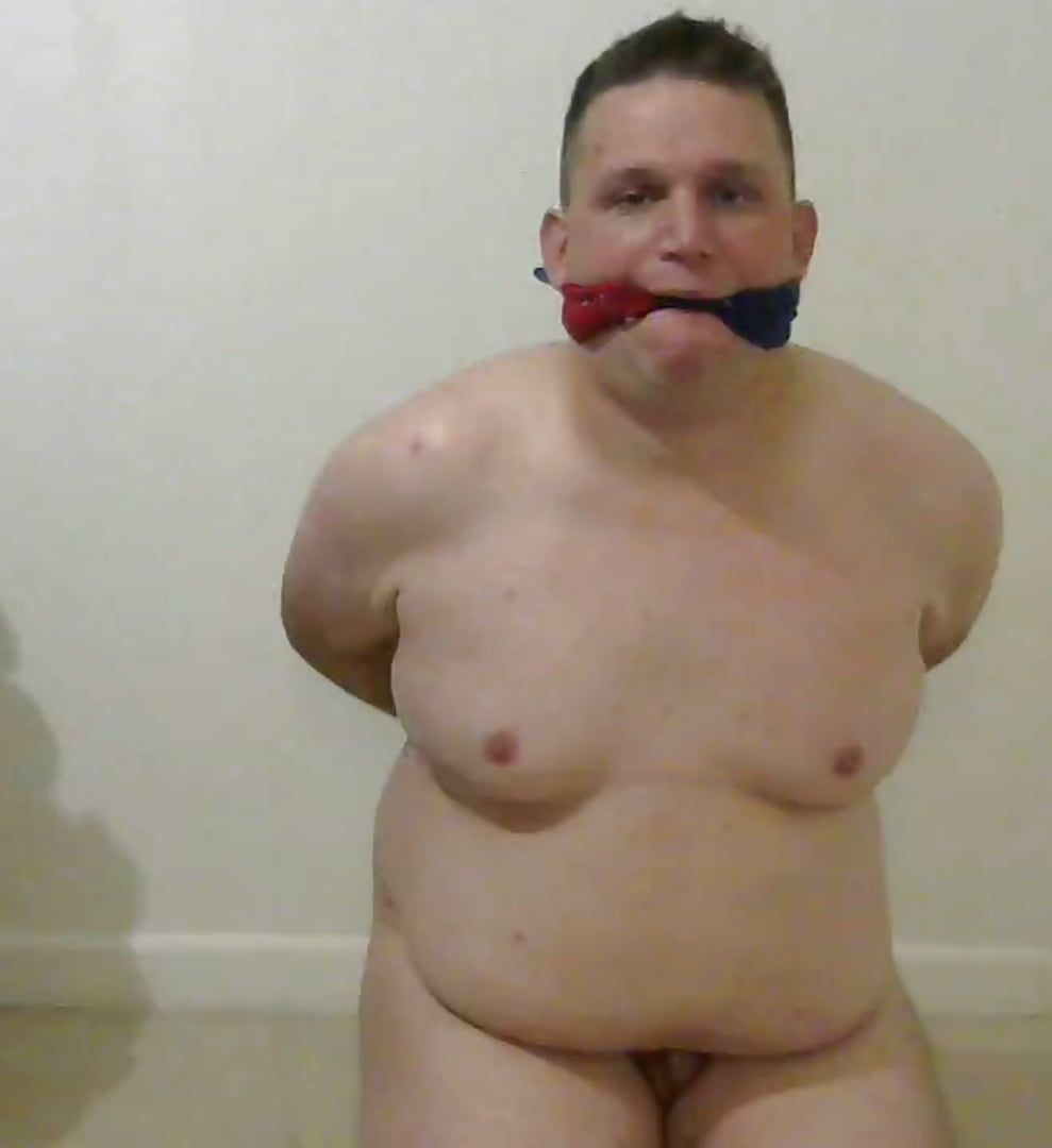 Gay fat boy bound and gagged