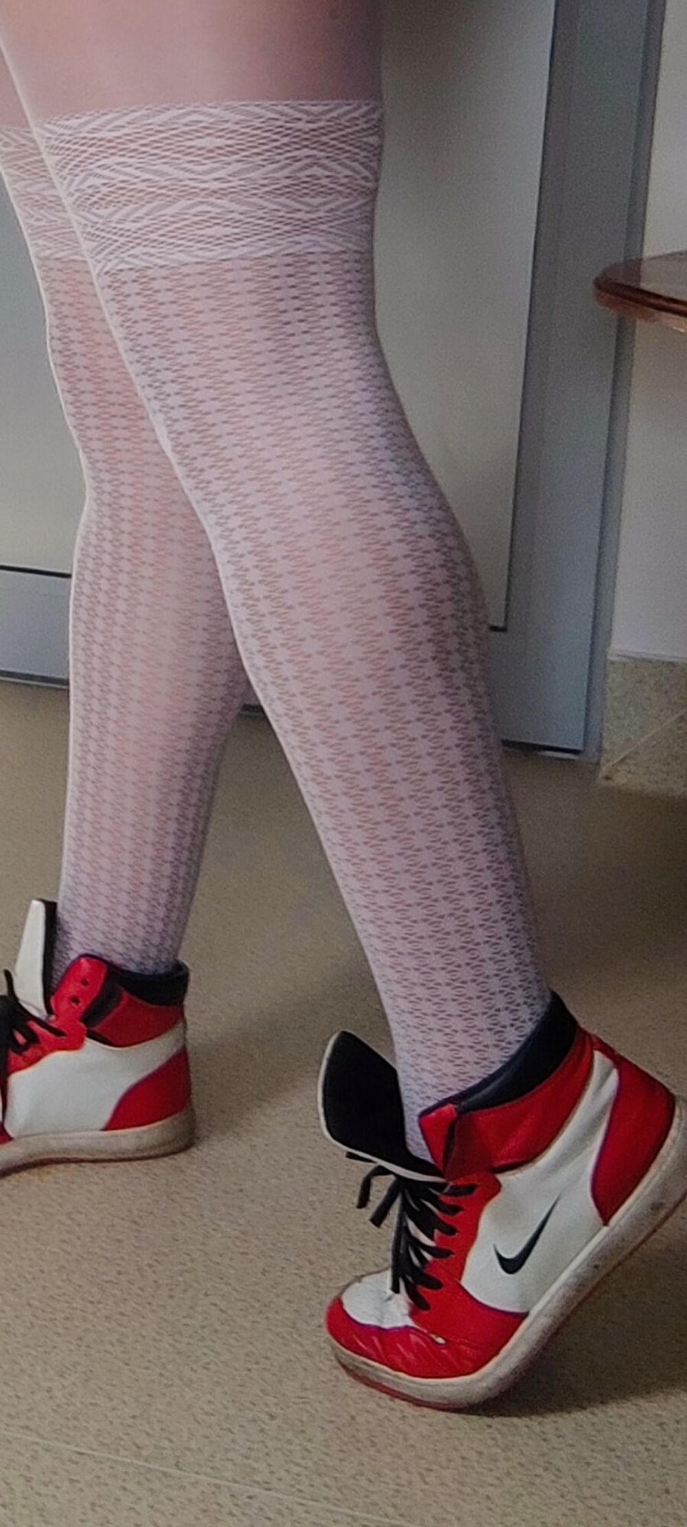 My sexy white pantyhose #29