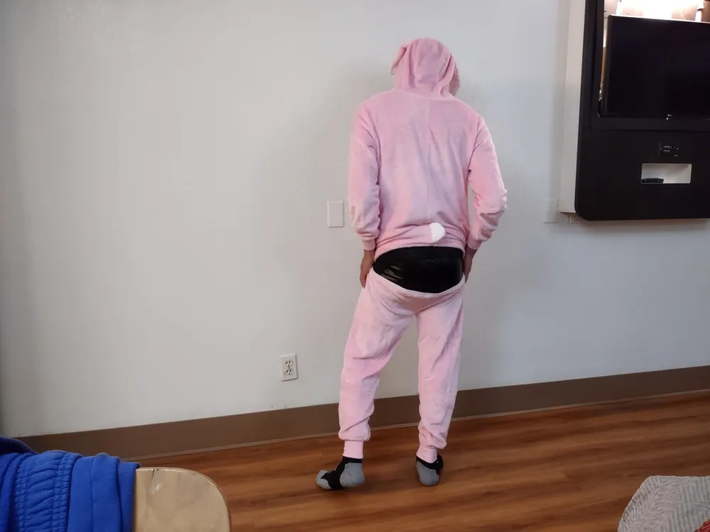 Pink onesie and zipper undies #5