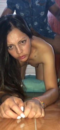 Hot cheating wife faces while I put my cock inside her