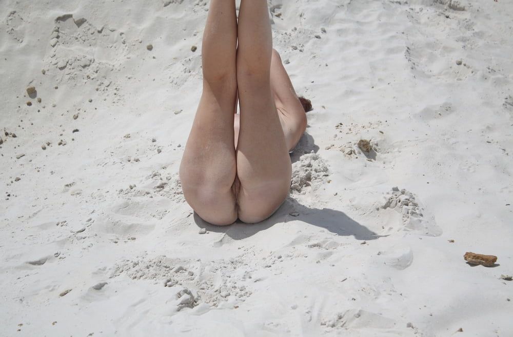 Naked on White Sand #24