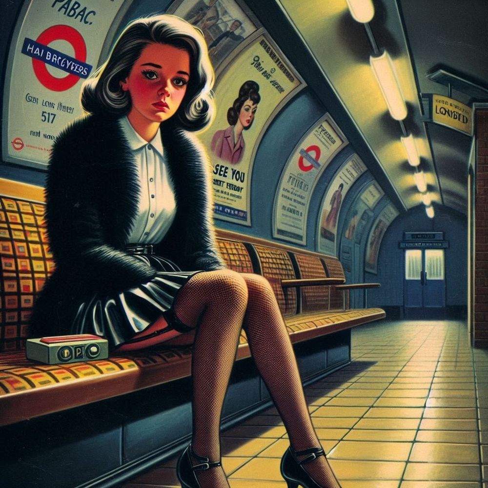 Underground girls in Stockings.