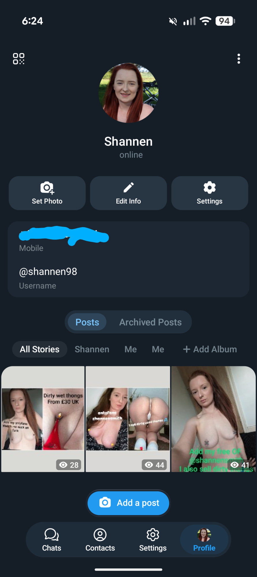 Add my telegram 