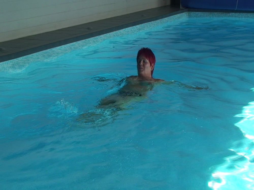Naked swim in the pool #45