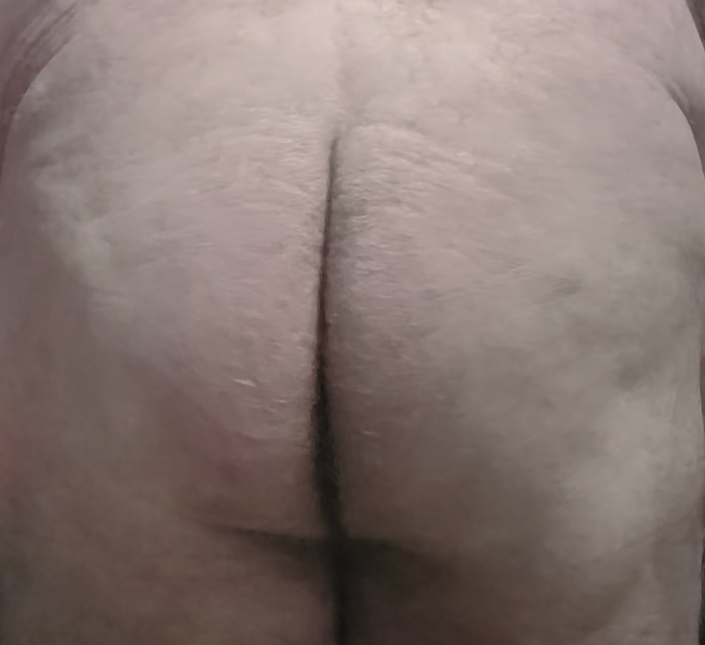 Tied balls and my hairy bum #7