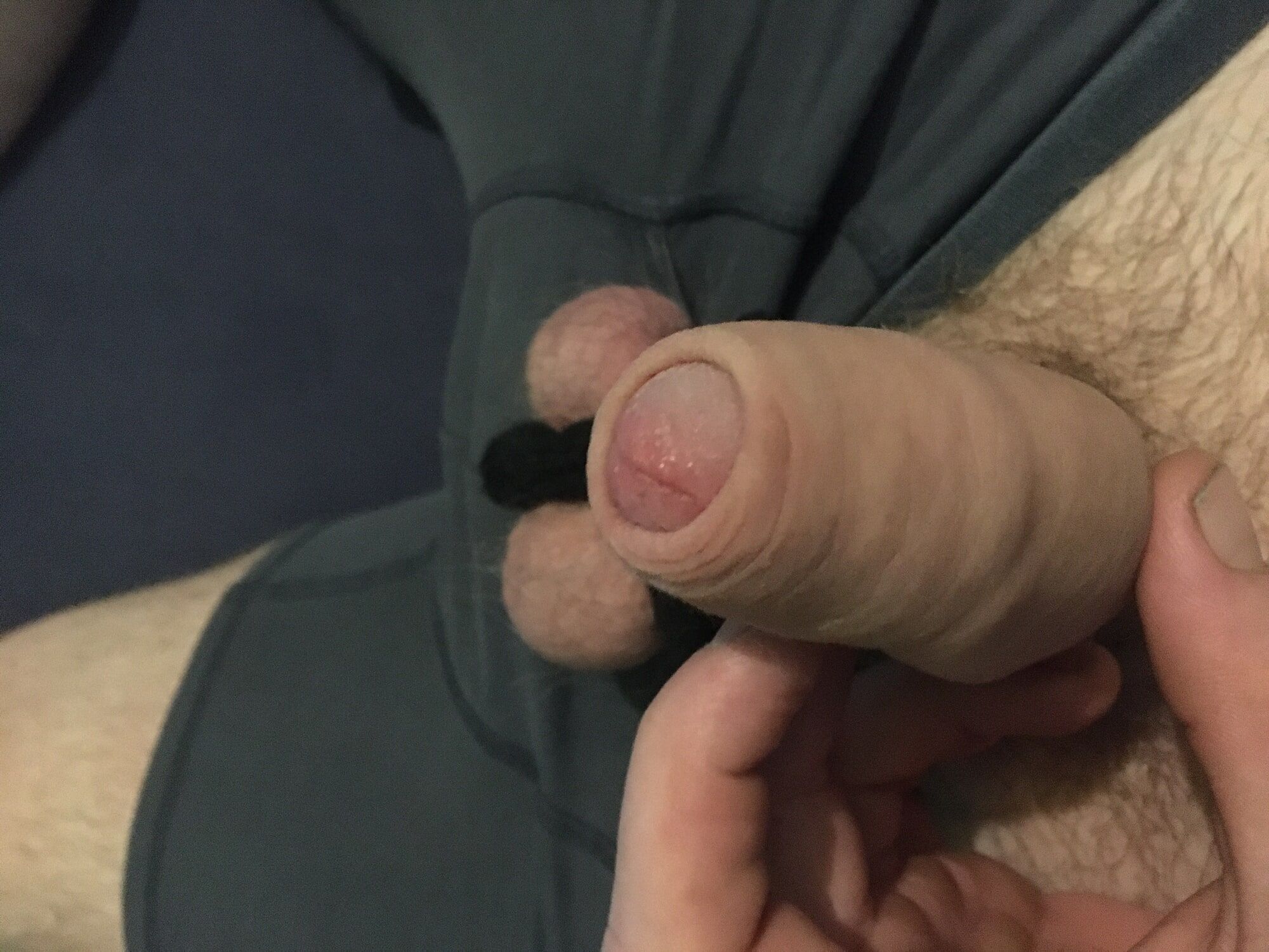 Tied Up Balls Cockhead Foreskin Masturbation  #44