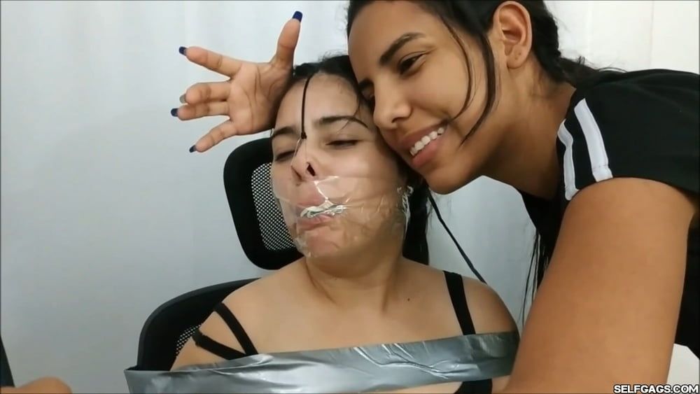 Findom Girl Gagged With Money - Selfgags #15