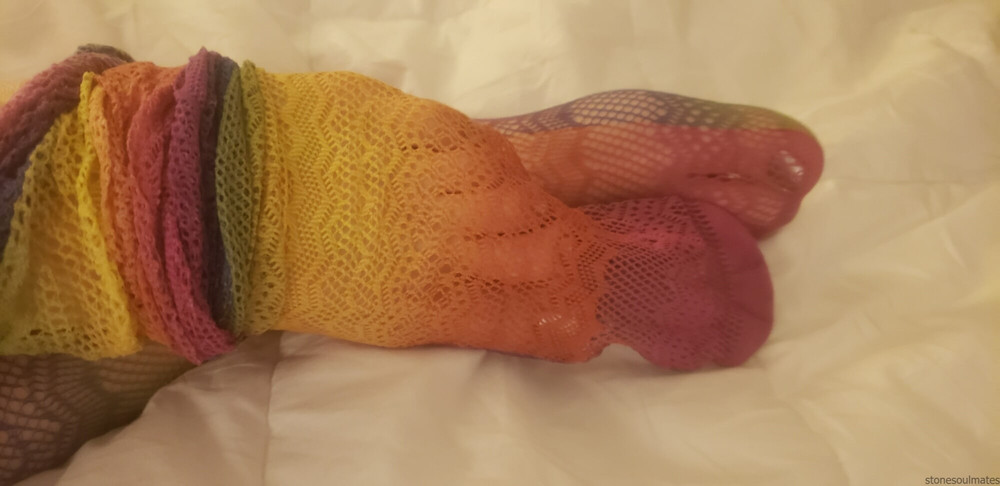 Rainbow Fishnets #7