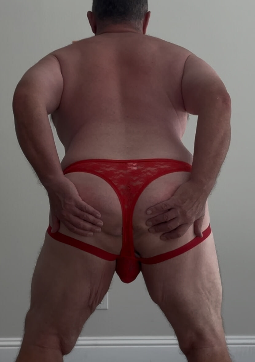 Red Thong Jockstrap #4