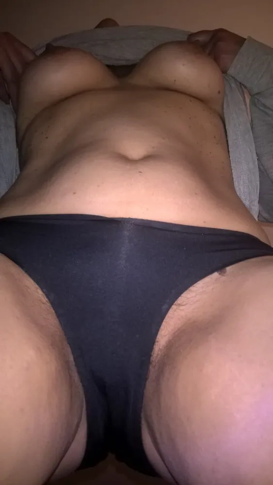 Hairy JoyTwoSex - Black Panties