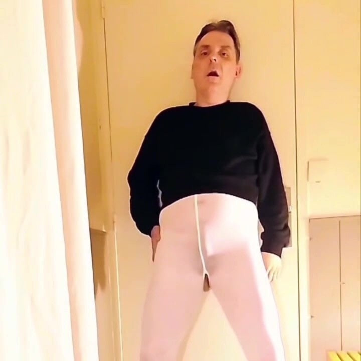 Best Moments - Open White Pantyhose and Handjob #13