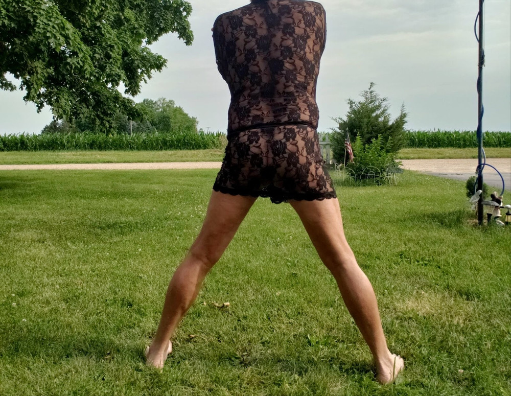 Sheer Robe in Public #47