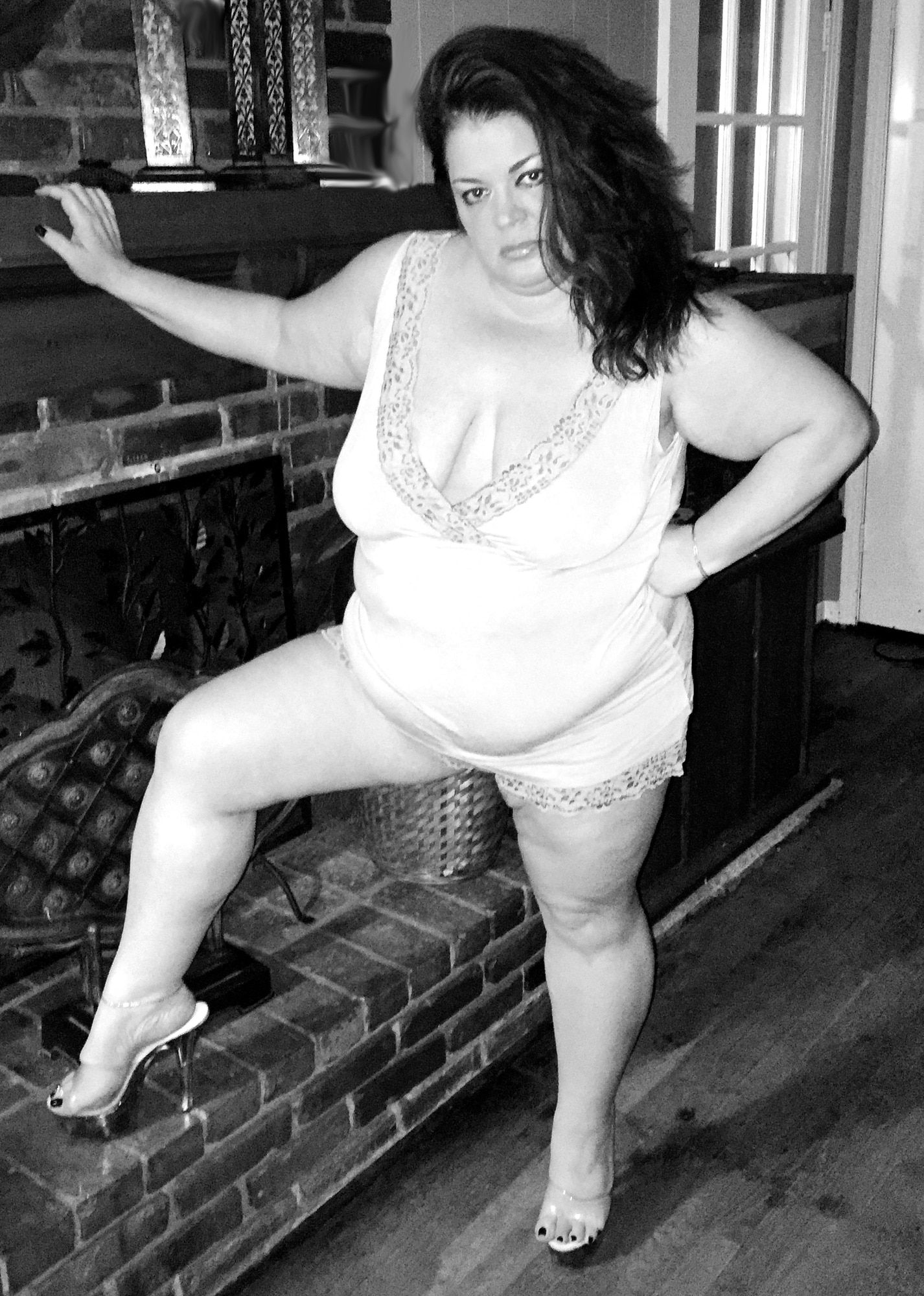 Black and White Photos of Liz Heat #12