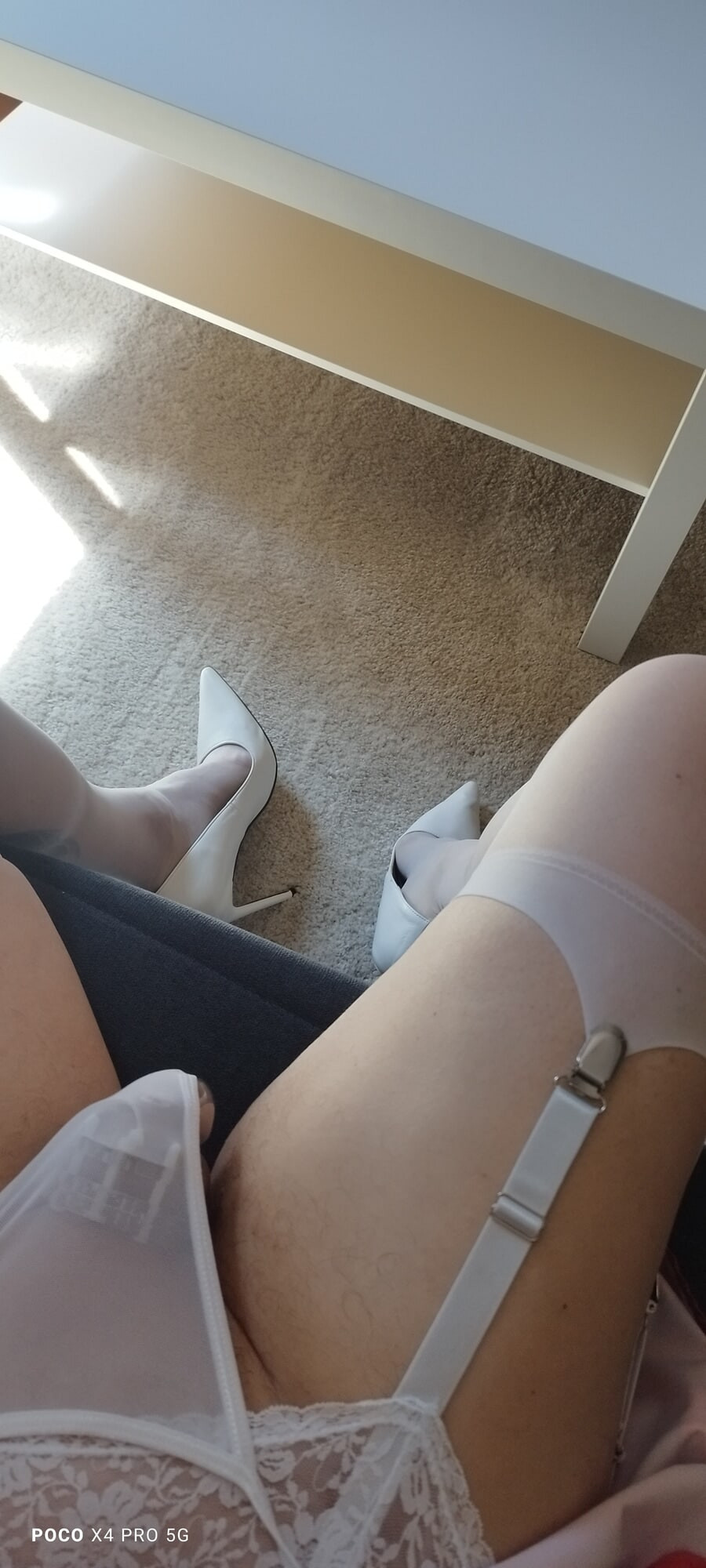 High heels and suspender belt #4