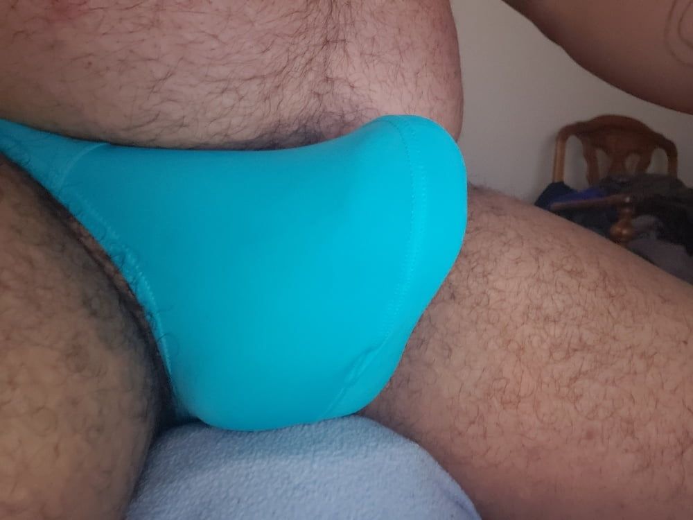 Blue panties #8