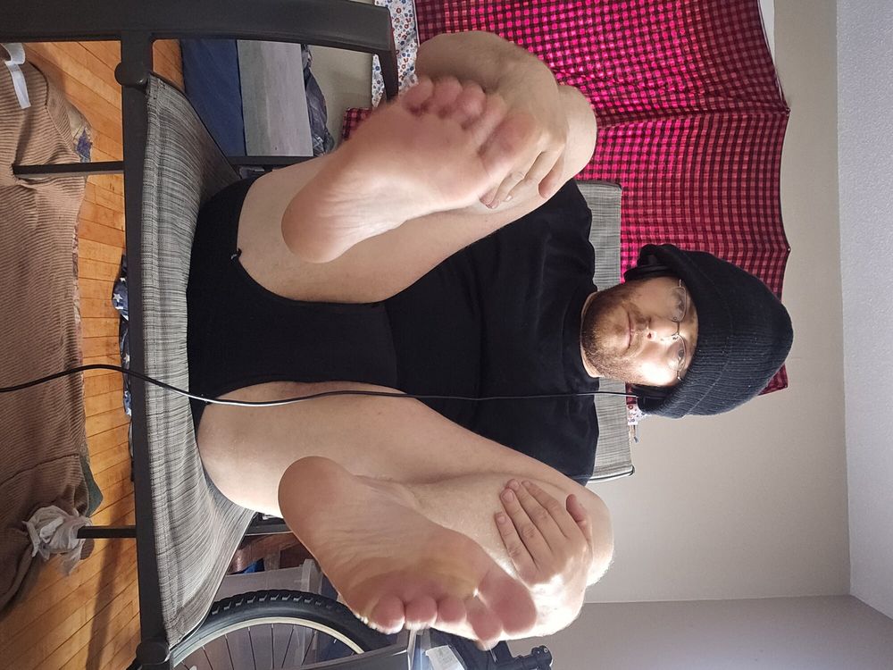 Bator Loves Showing his Big Cock and Smooth Feet #9