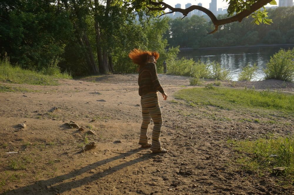 Redhair on slope  #9