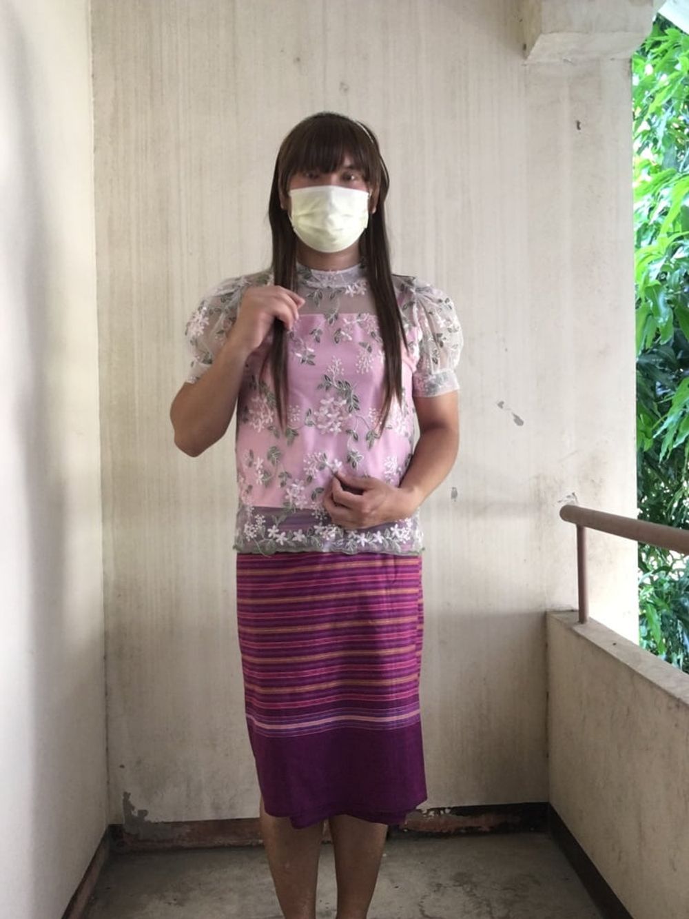 Dress set thai batic ladyboy #16