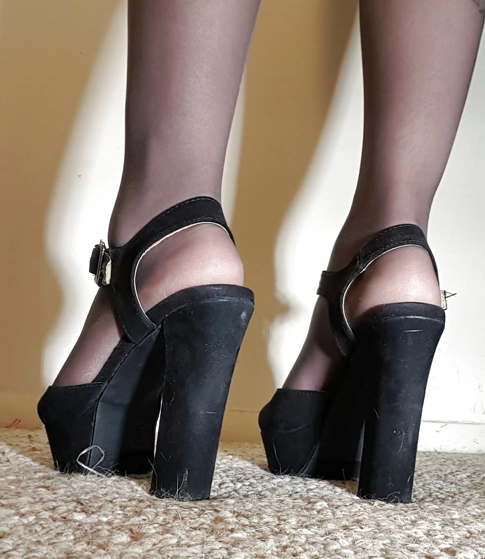 Black Heels and Black Pantyhose #14