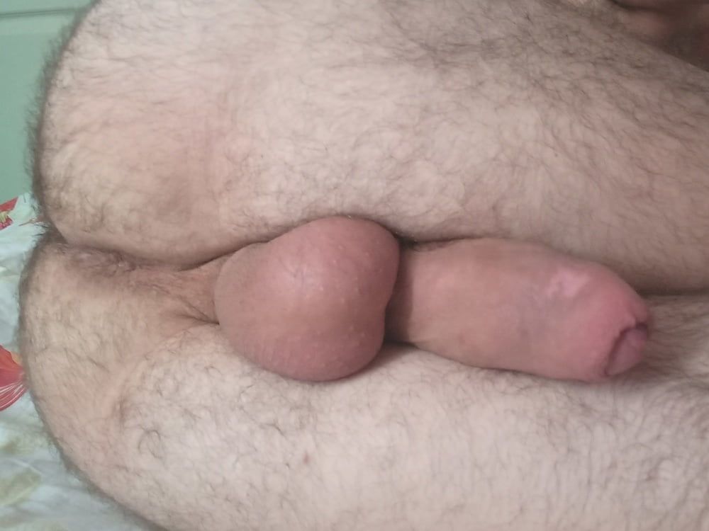 My big cock and nice balls after waking up) #15