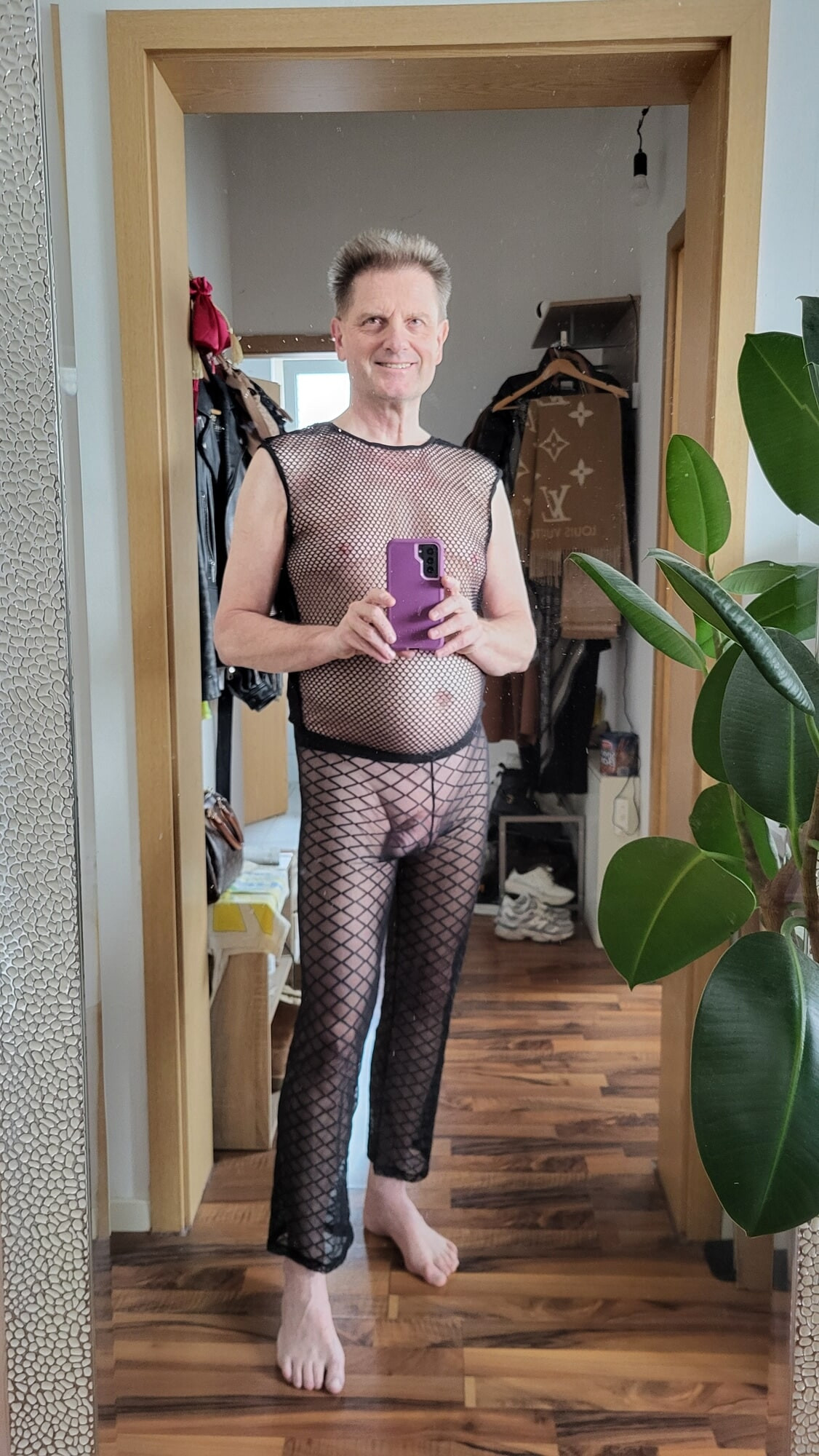 Outfit for erotic exhibition