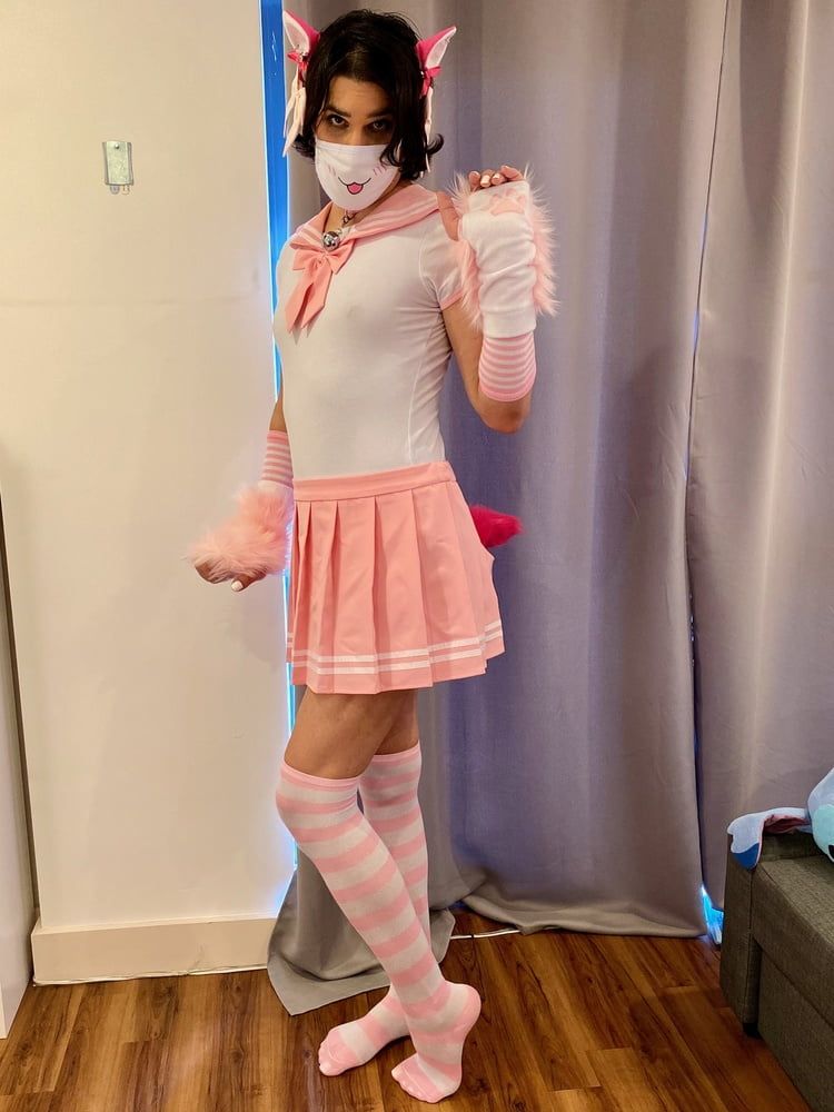 Pink Seifuku Catgirl #23