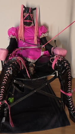 娘娘腔女仆椅子自我束缚