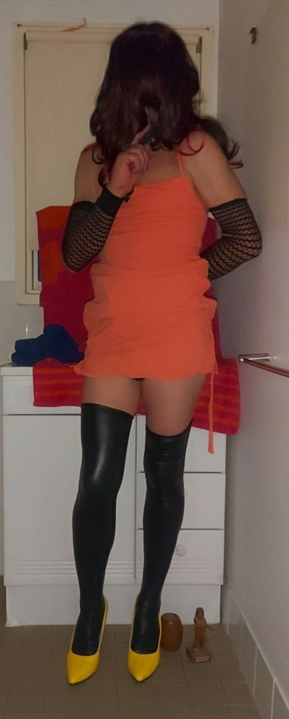 Orange dress  #16