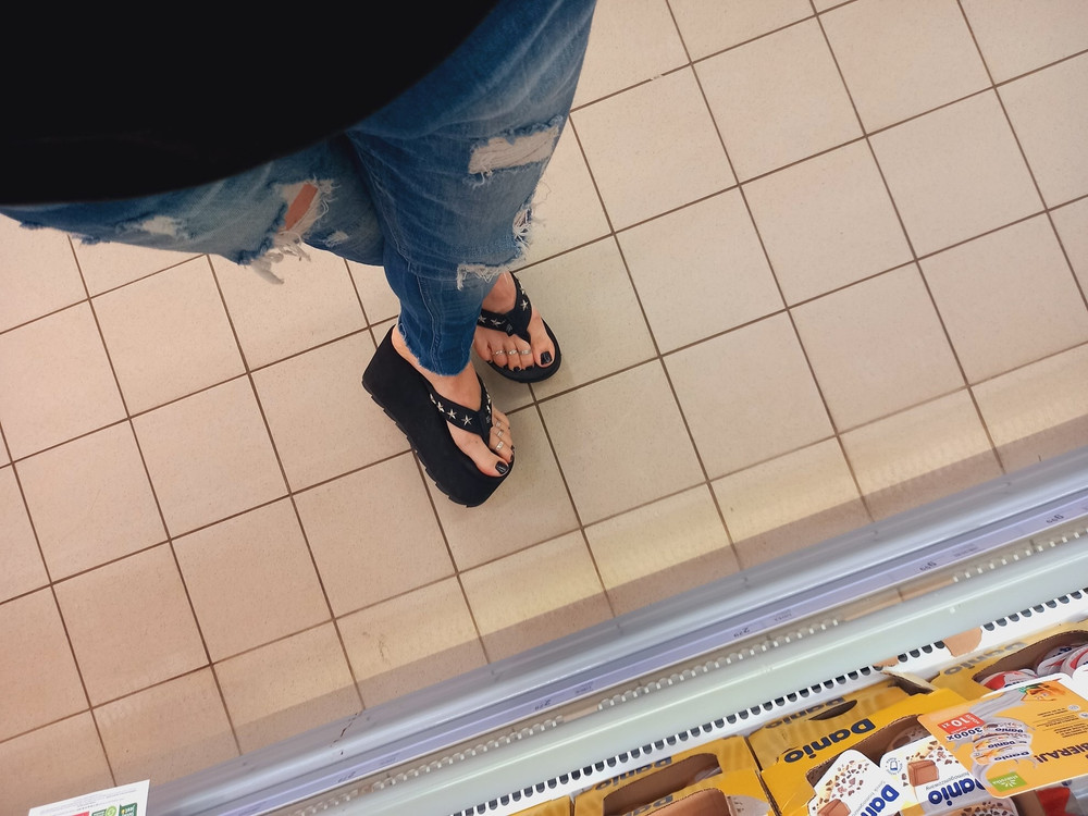 public crossdressing - shopping #7