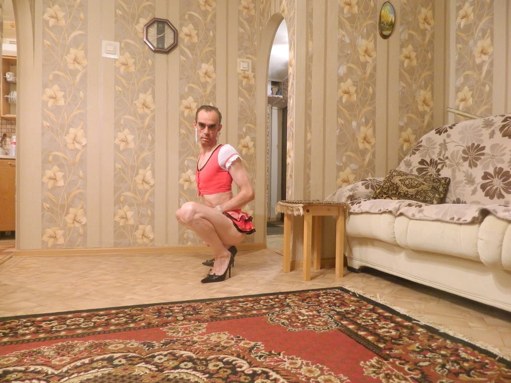 Transvestite Ksyusha Shalavina Solo Ass_06.10.2022 #12