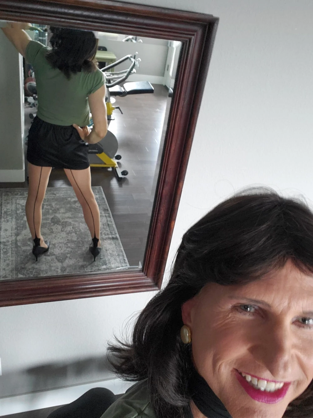 Black mini skirt #2
