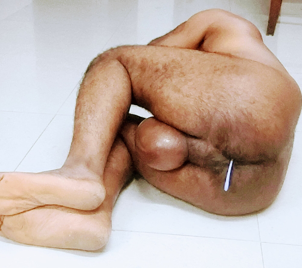 Indian pierced dick with big ball exhibition  #5