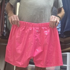 Pink Plastic Panty & Boxers