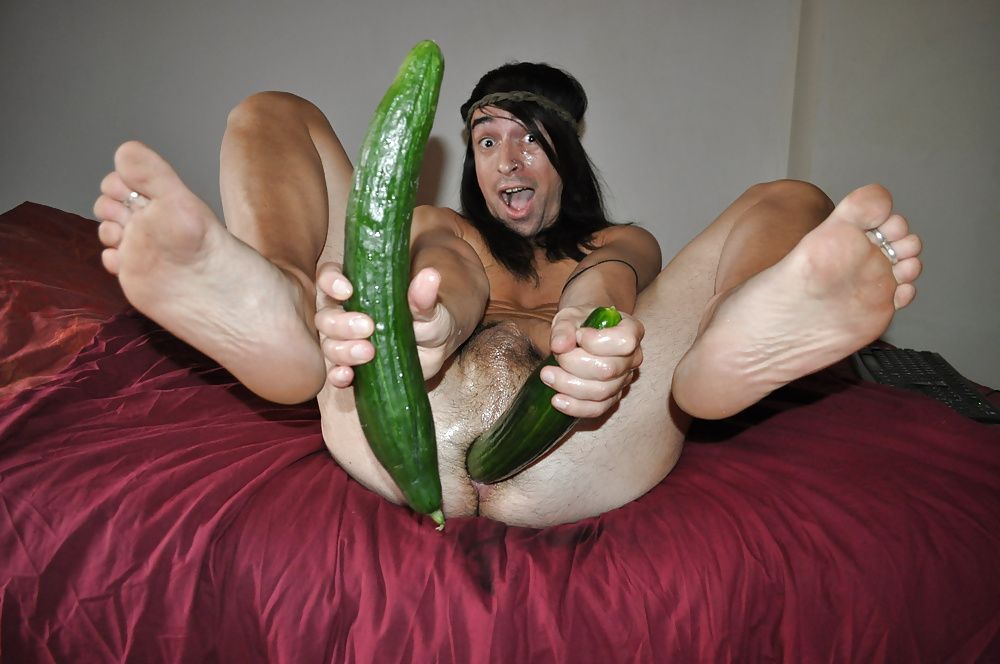 Tygra gets off with two huge cucumbers #21