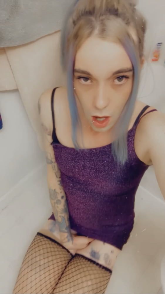 Hot Purple Minidress Slut #48
