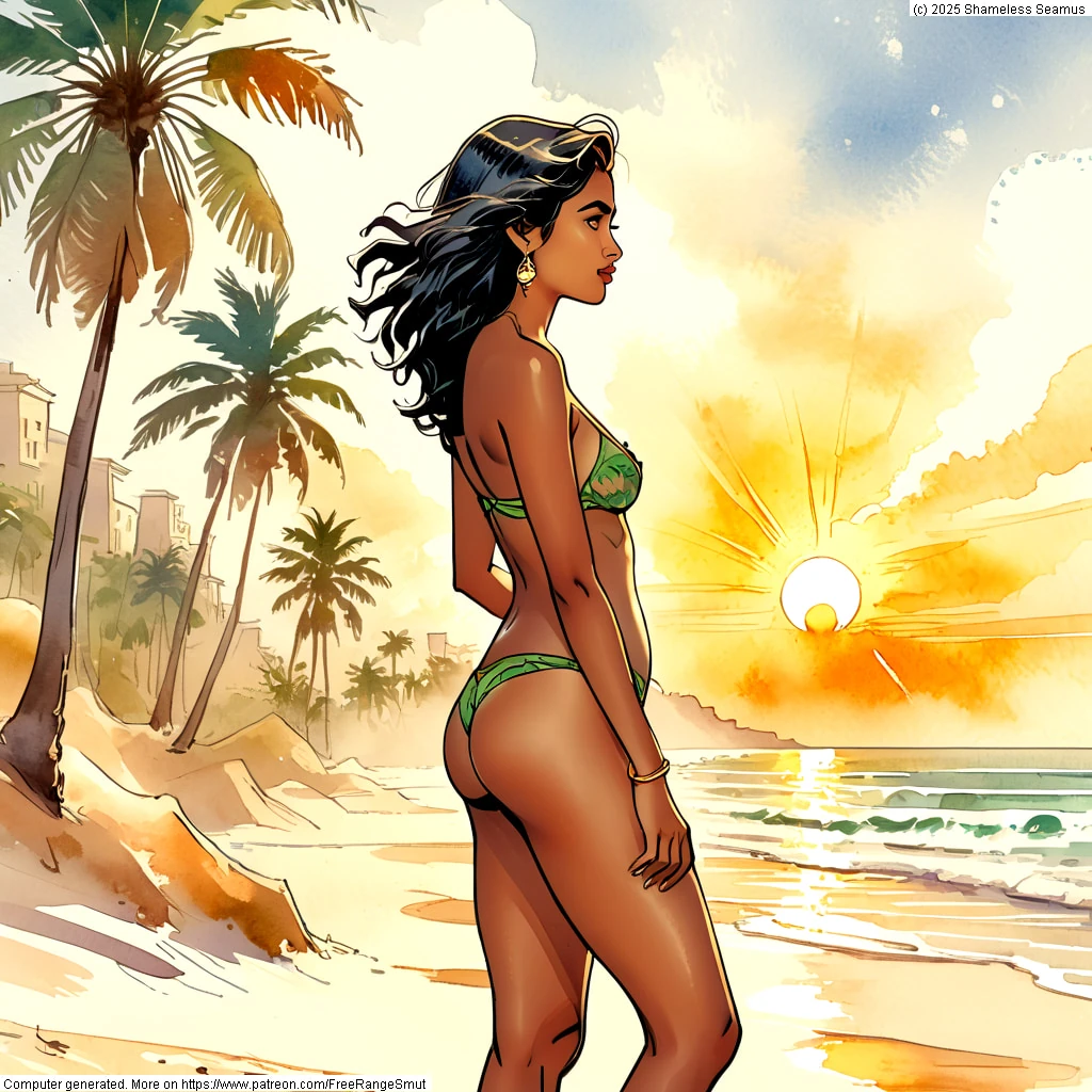 Beach Babe Barely Bewitching
