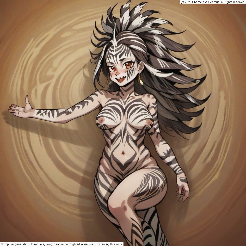 Zebra Girl #9